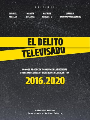 cover image of El delito televisado